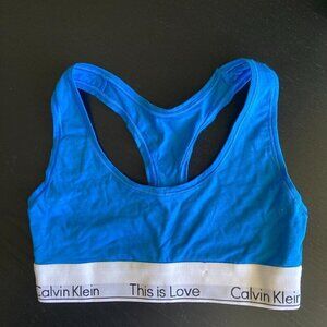 Calvin Klein logo waistband sports bra/ bralette